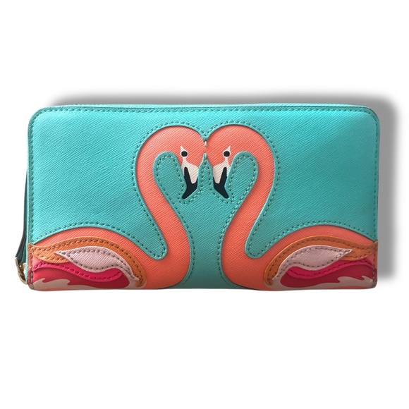 Kate Spade Flamingo Long Wallet - Picture 2 of 4